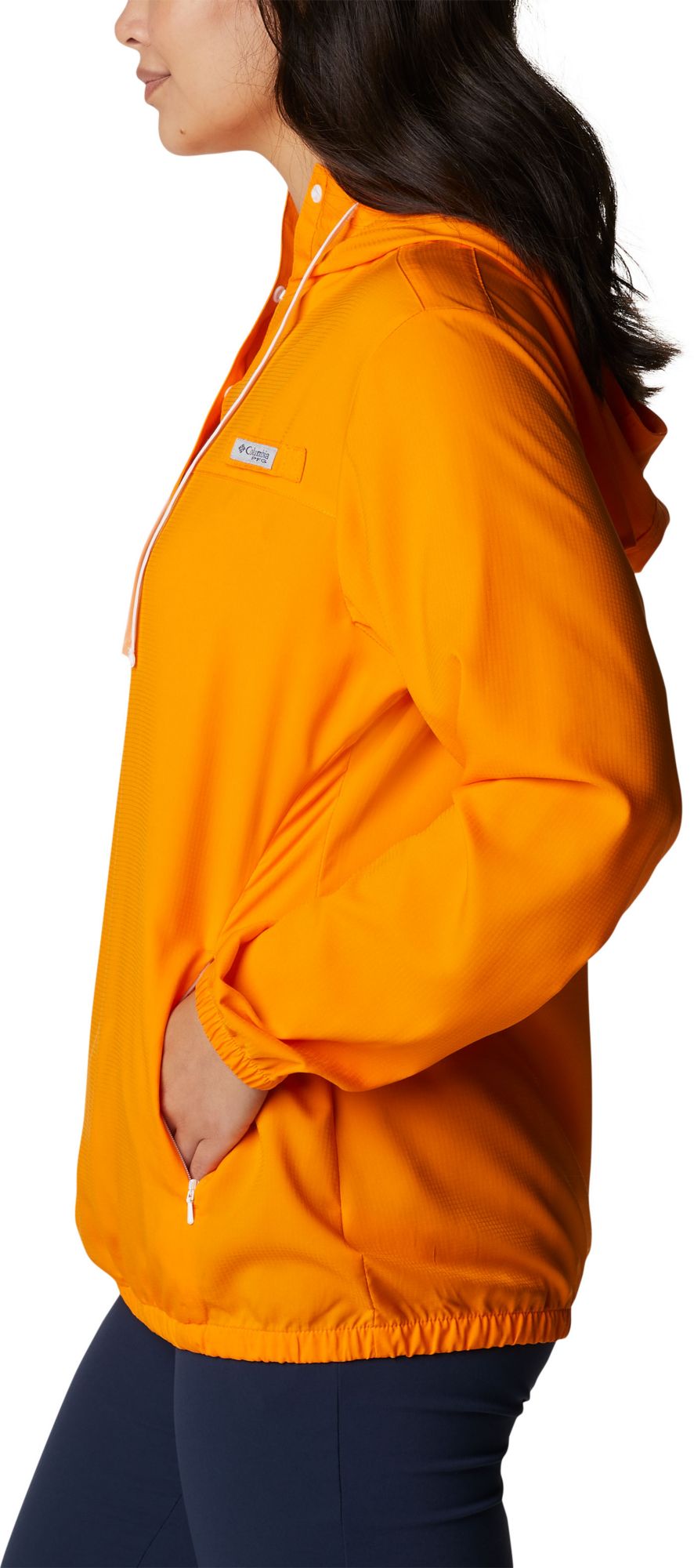 Columbia Women's Tennessee Volunteers Tennessee Orange PFG Tamiami Quarter-Snap Long Sleeve Hooded Shirt product image