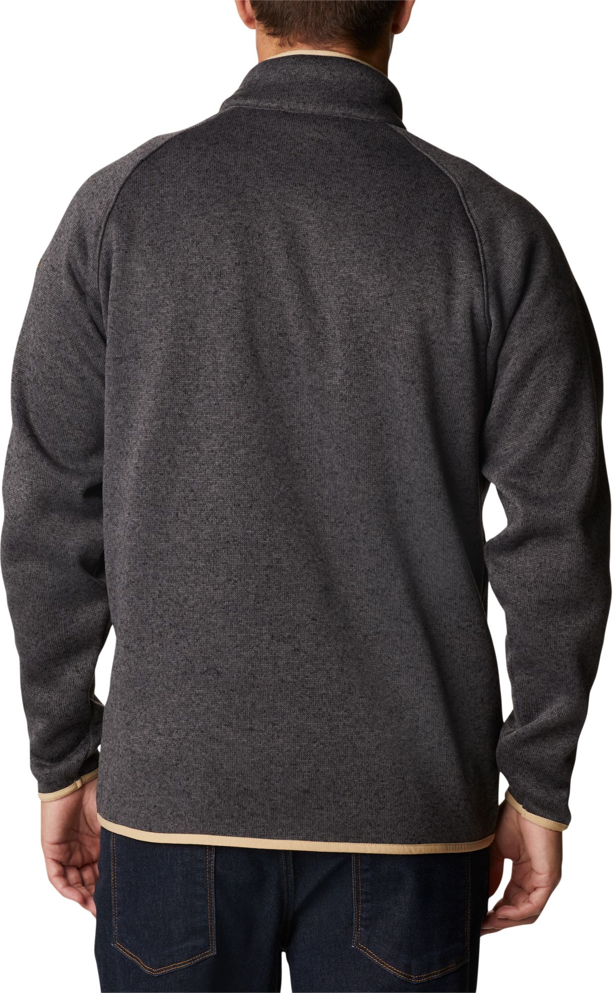 Columbia Men's Purdue Boilermakers Grey CLG Canyon Point&trade; Sweater Fleece 1/2 Zip product image
