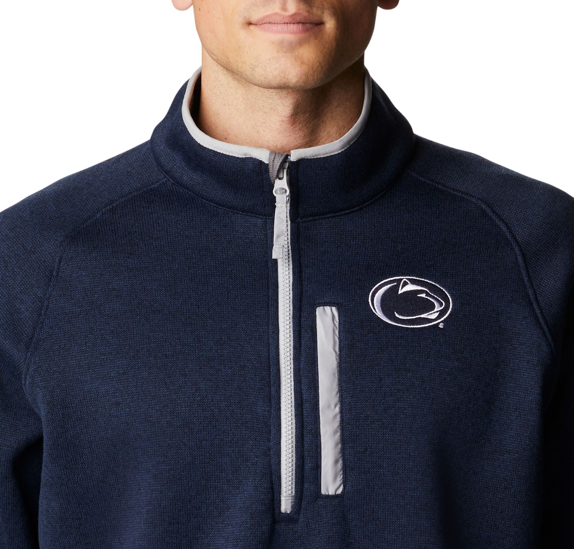 Columbia Men's Penn State Nittany Lions Navy CLG Canyon Point&trade; Sweater Fleece 1/2 Zip product image