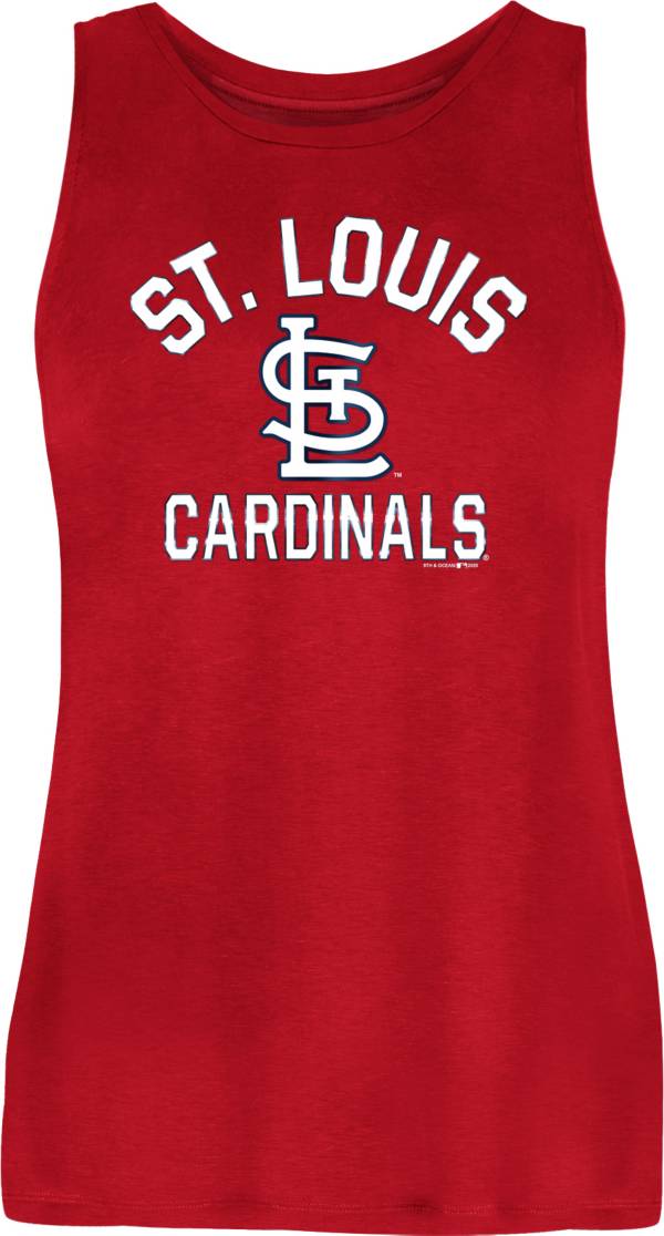 New Era Women's St. Louis Cardinals Red Rayon Spandex Tank Top