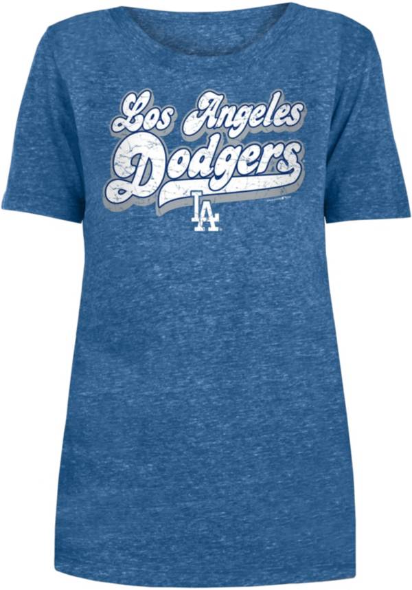 New Era Women's Los Angeles Dodgers Royal Script T-Shirt