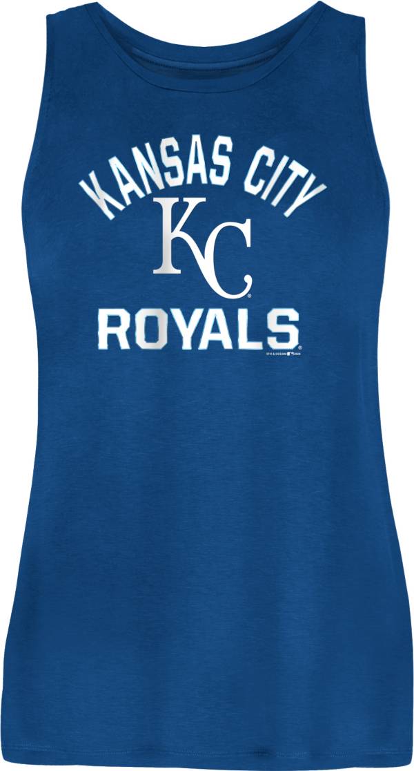 New Era Women's Kansas City Royals Blue Rayon Spandex Tank Top