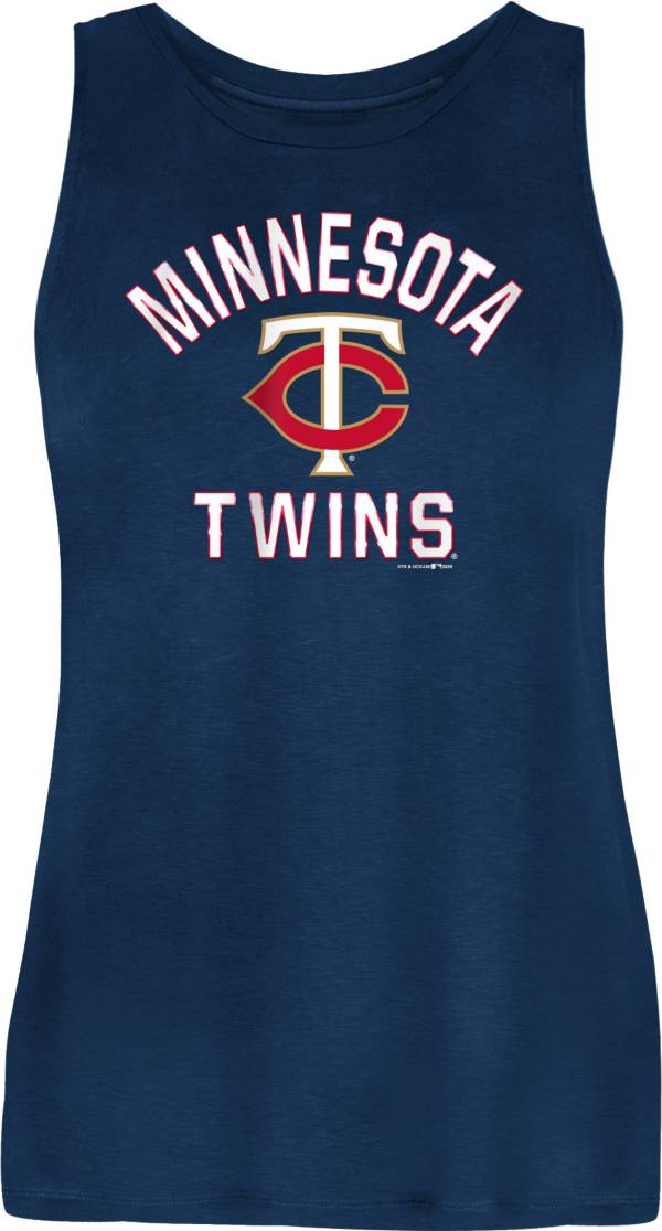 New Era Women's Minnesota Twins Navy Rayon Spandex Tank Top