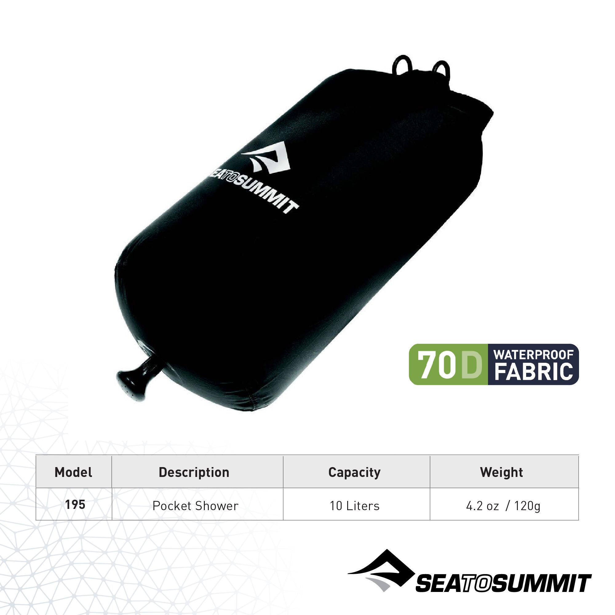Sea To Summit 10L Pocket Shower product image