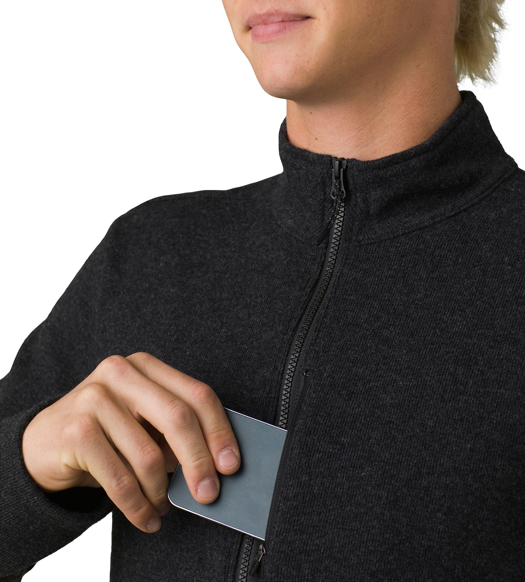 prAna Men's Route Tracker ¼ Zip Jacket product image