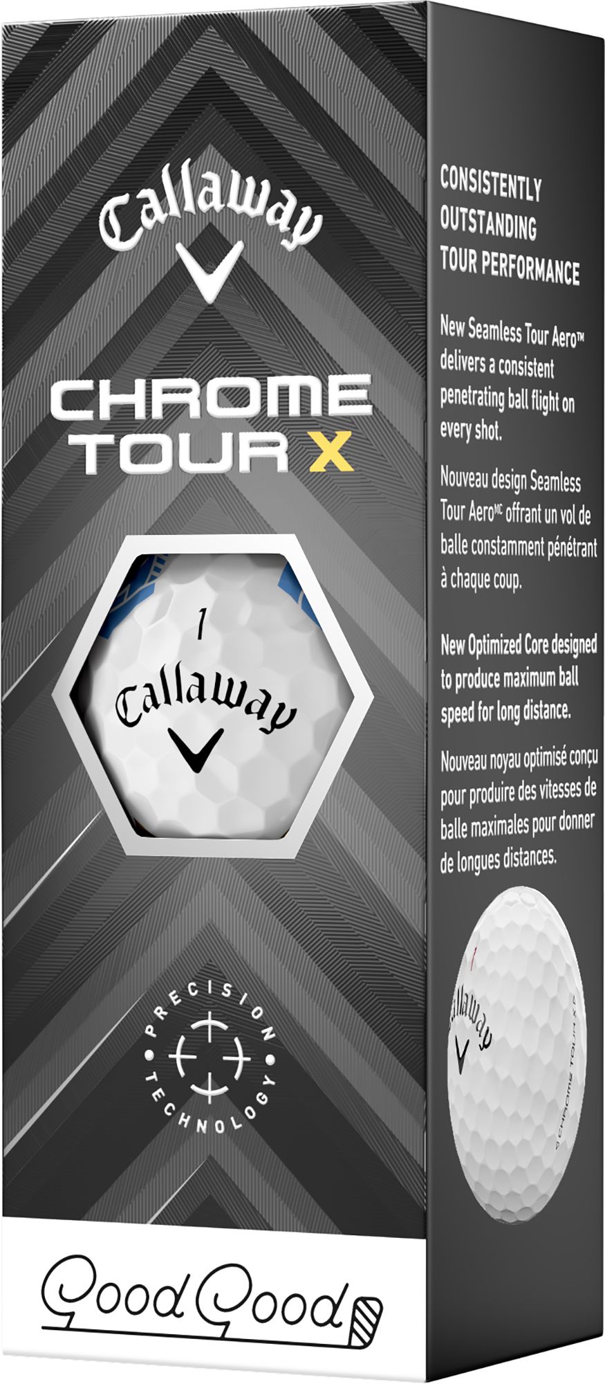 Callaway 2024 Chrome Tour X Good Good TruTrack Golf Balls product image