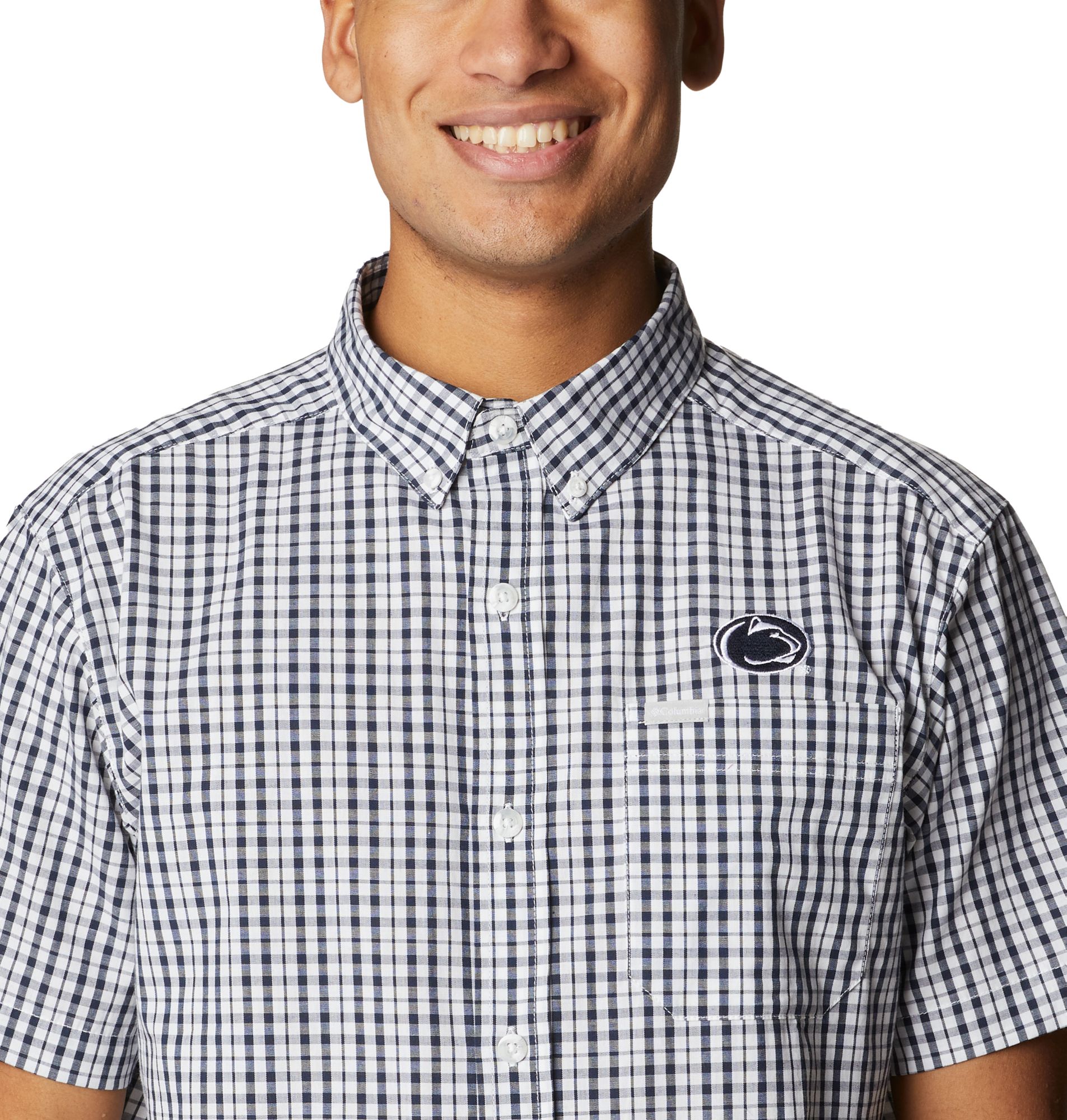 Columbia Men's Penn State Nittany Lions Blue Rapid Rivers Button Down Shirt product image
