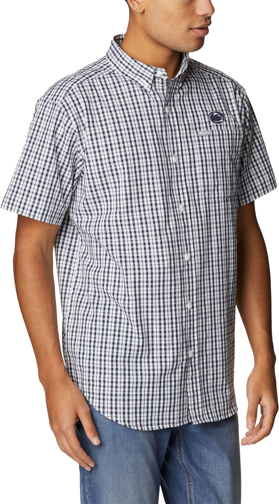 Columbia Men's Penn State Nittany Lions Blue Rapid Rivers Button Down Shirt product image