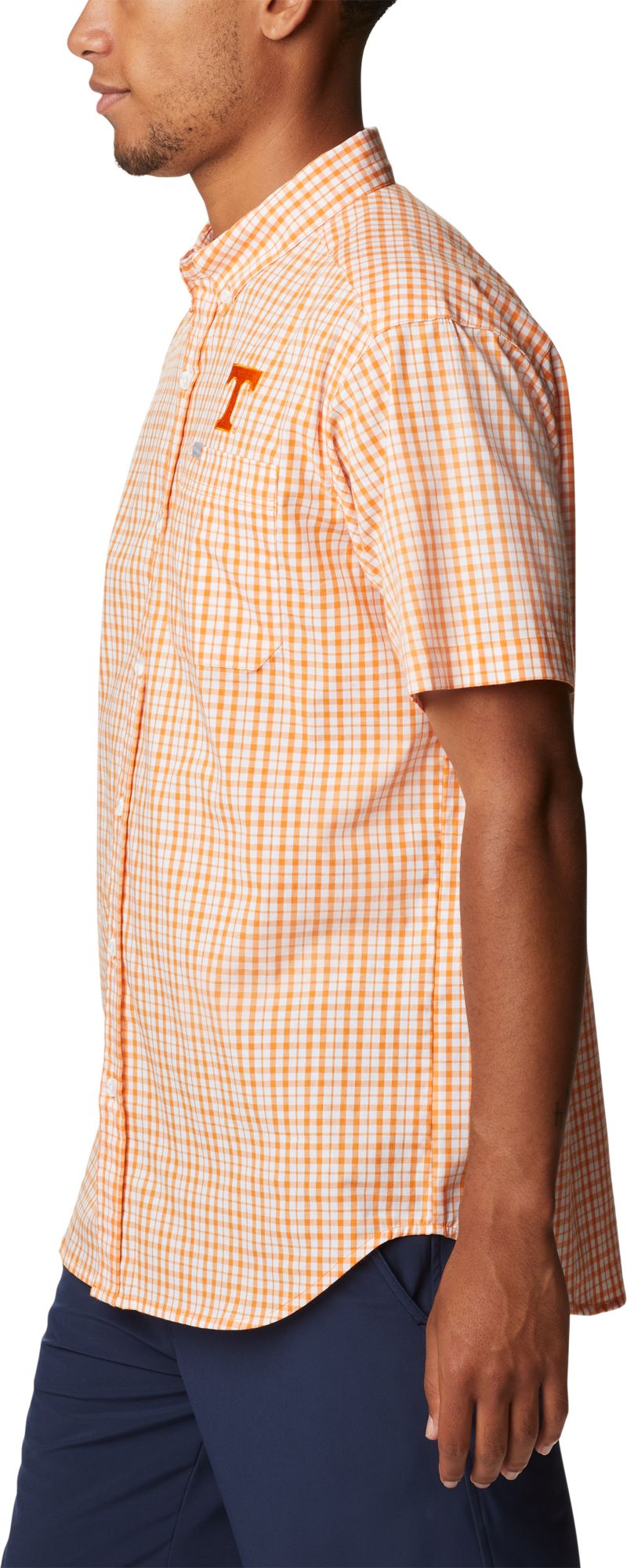 Columbia Men's Tennessee Volunteers Tennessee Orange Rapid Rivers Button Down Shirt product image