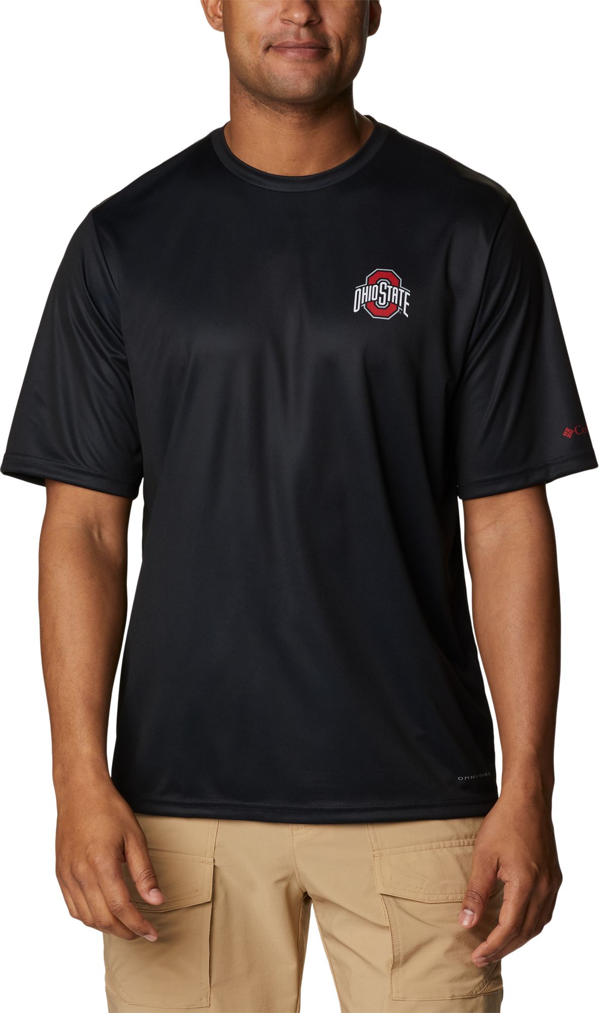 Columbia Men's Ohio State Buckeyes Black Terminal Tackle Shirt product image