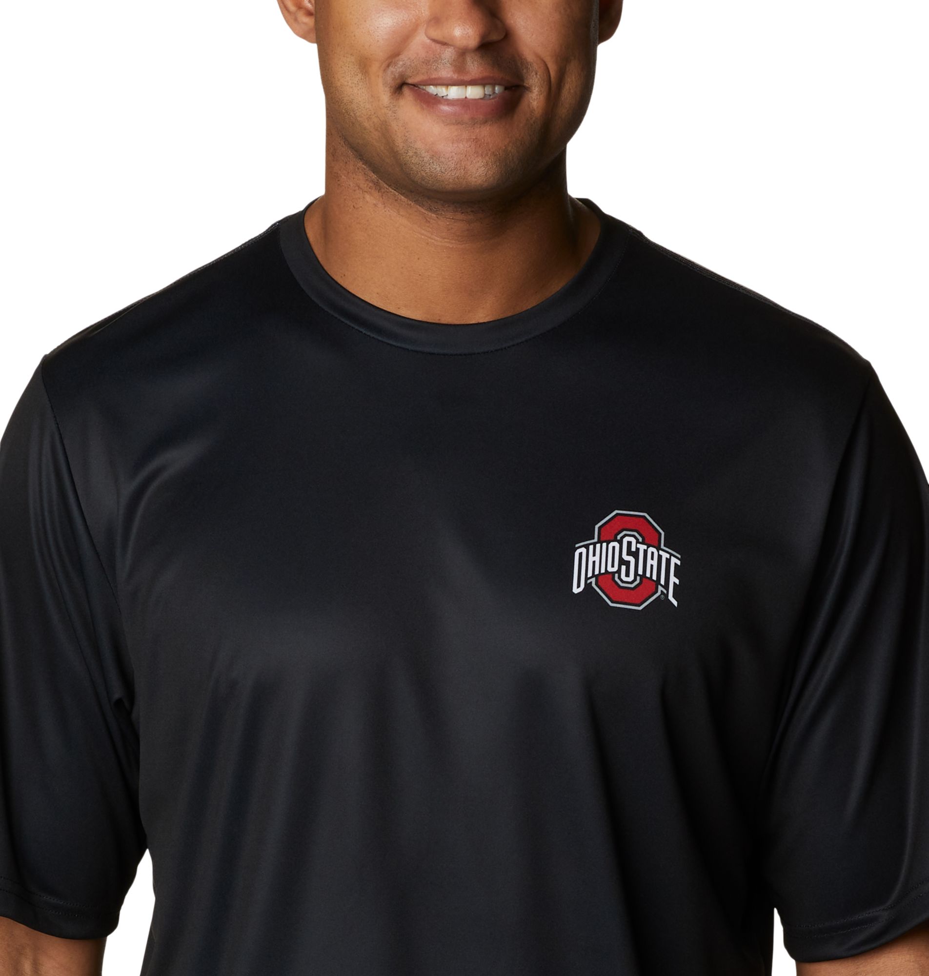 Columbia Men's Ohio State Buckeyes Black Terminal Tackle Shirt product image