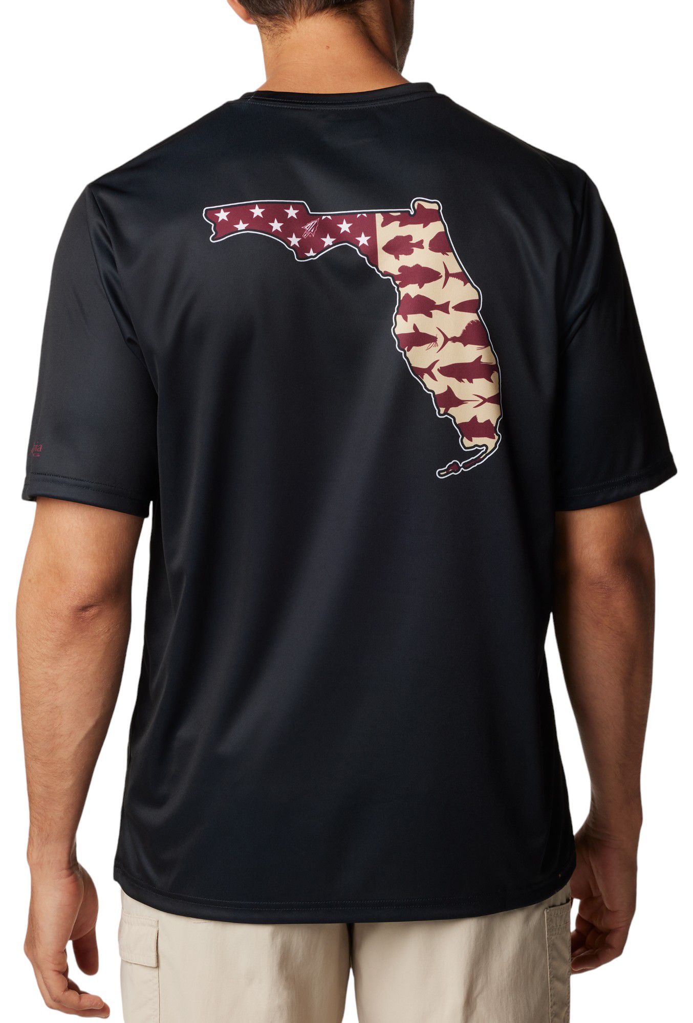 Columbia Men's Florida State Seminoles Black Terminal Tackle Shirt product image