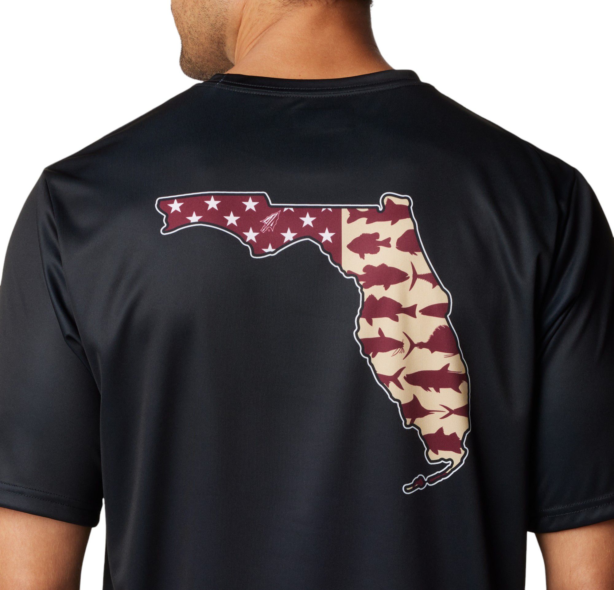 Columbia Men's Florida State Seminoles Black Terminal Tackle Shirt product image