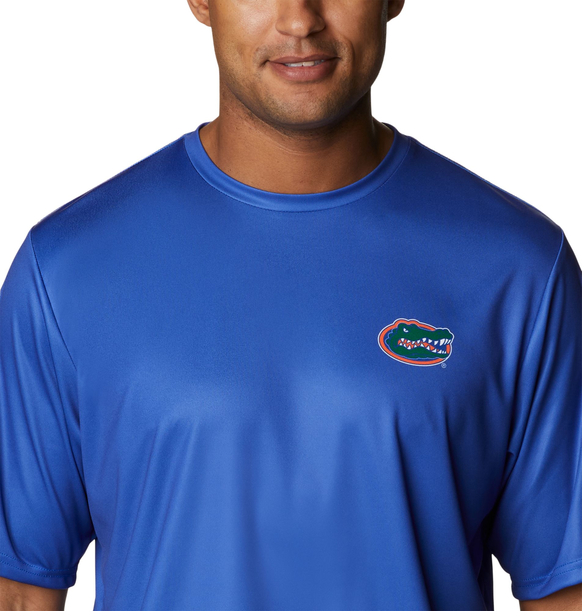 Columbia Men's Florida Gators Blue Terminal Tackle Shirt