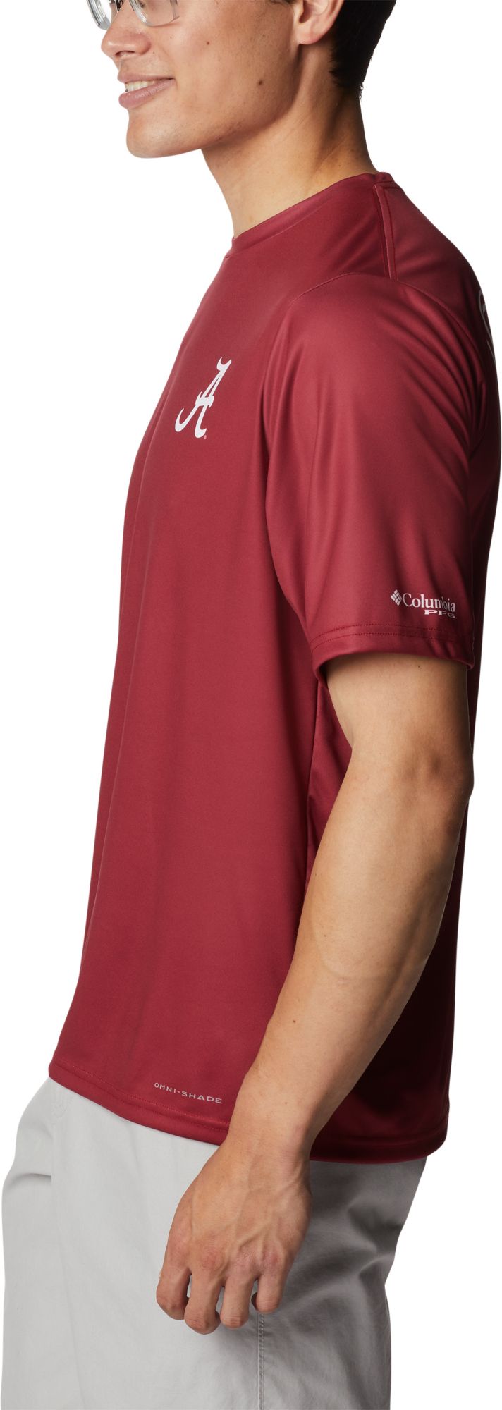 Columbia Men's Alabama Crimson Tide Crimson Terminal Tackle Shirt product image