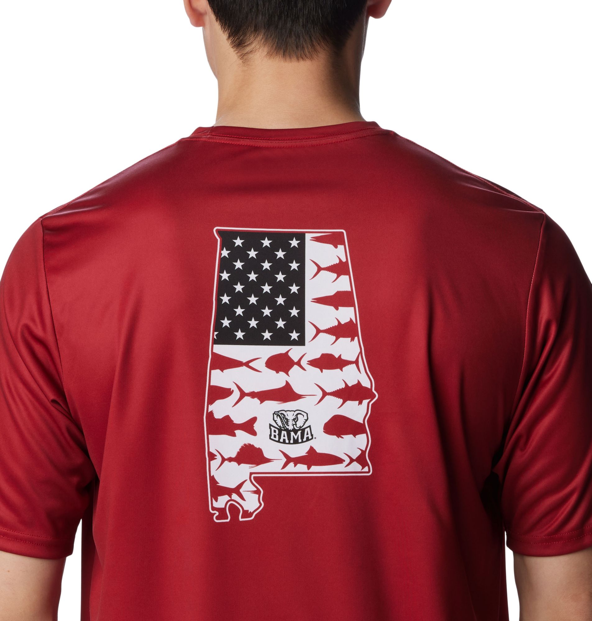 Columbia Men's Alabama Crimson Tide Crimson Terminal Tackle T-Shirt product image