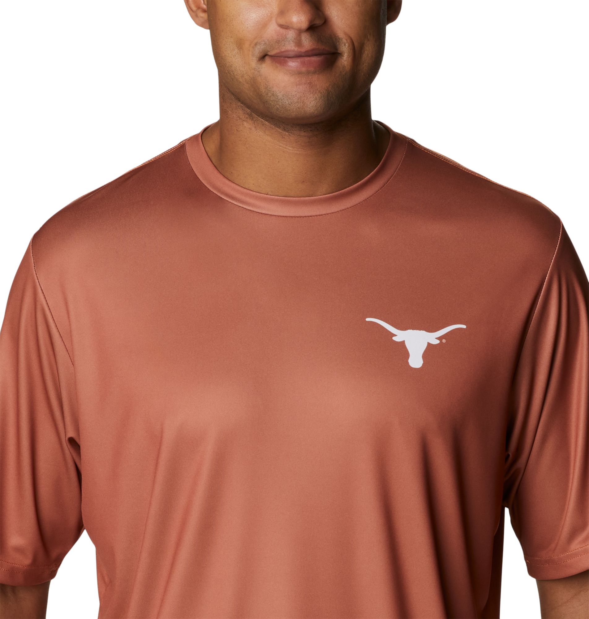 Columbia Men's Texas Longhorns Orange Terminal Tackle Shirt product image