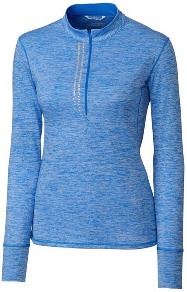 Download Cutter & Buck Women's Annika Frequency Mock Half-Zip Golf ...