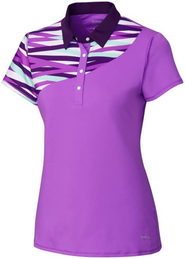 Cutter & Buck Women's Annika Circuit Colorblock Golf Polo