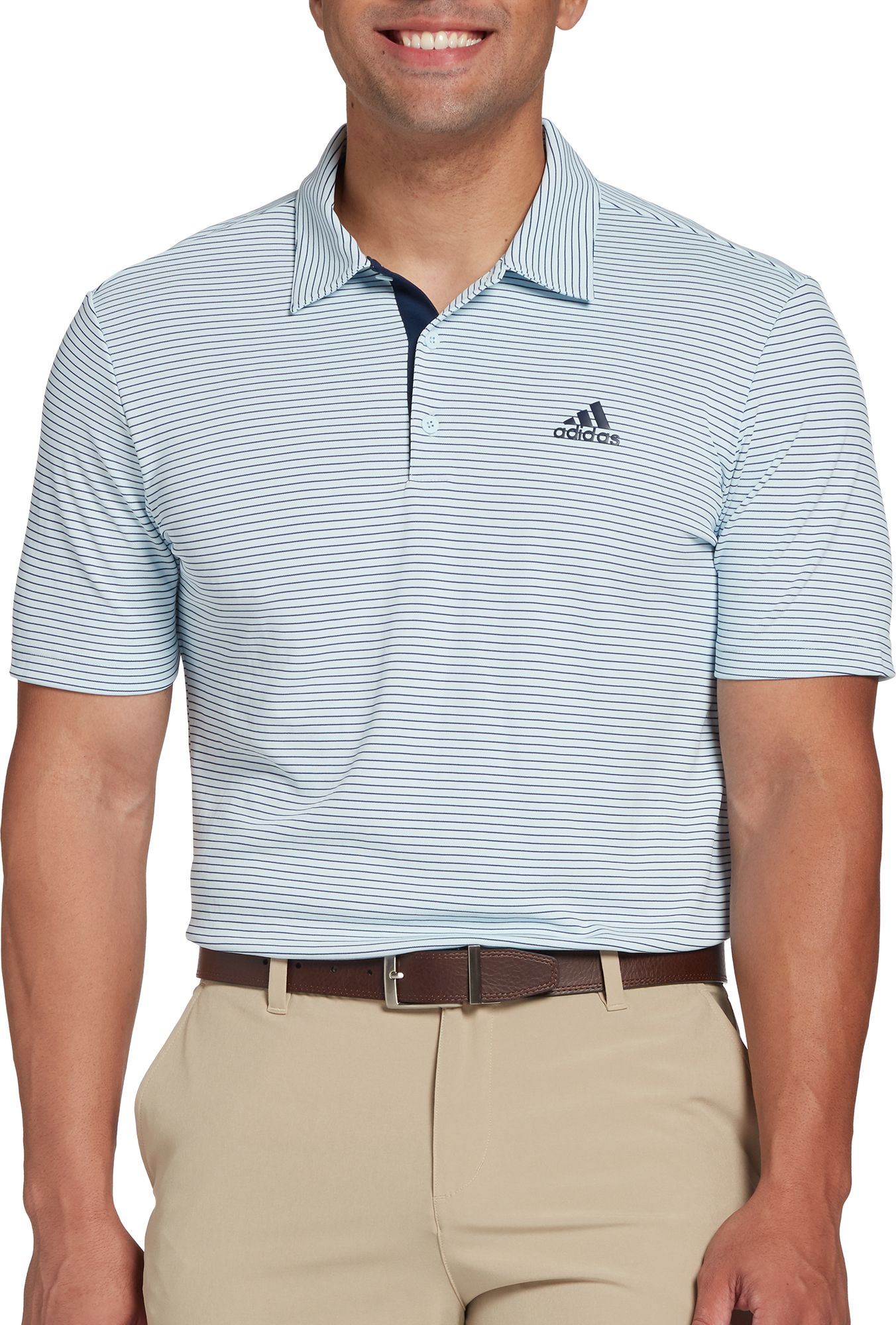 adidas men's drive novelty solid golf polo