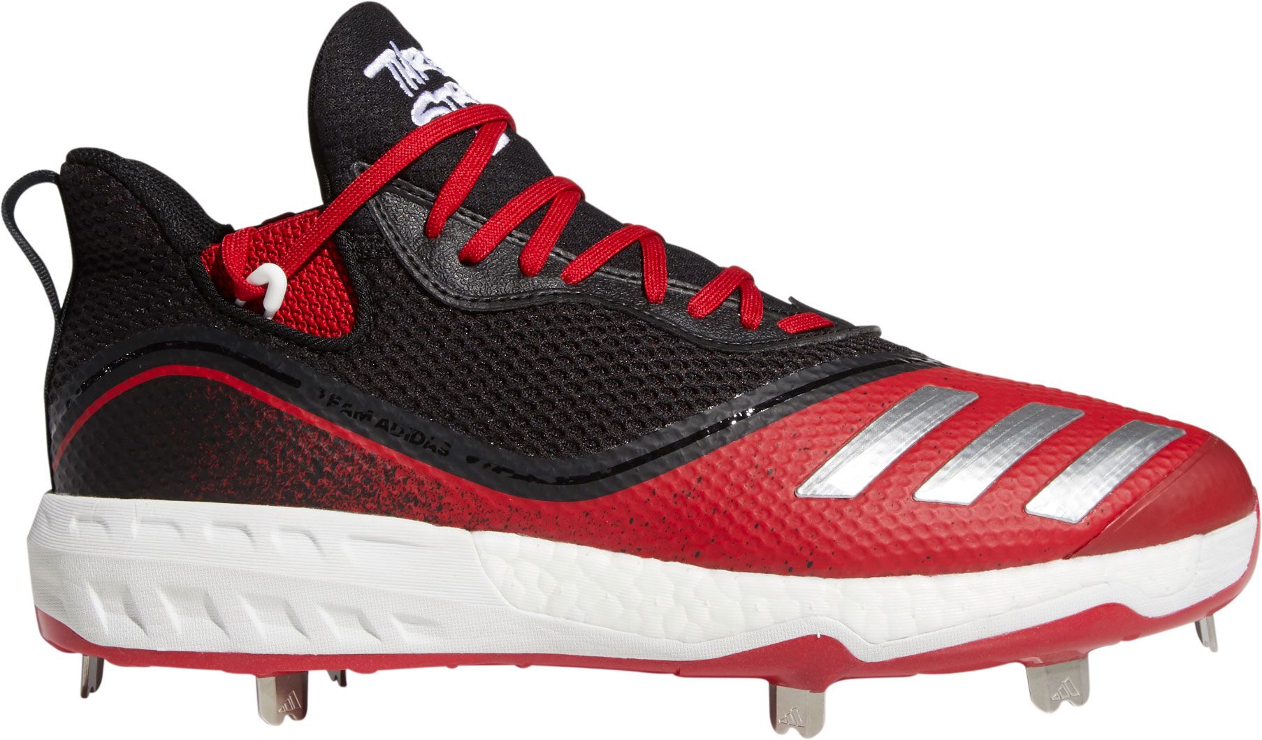 red adidas baseball cleats