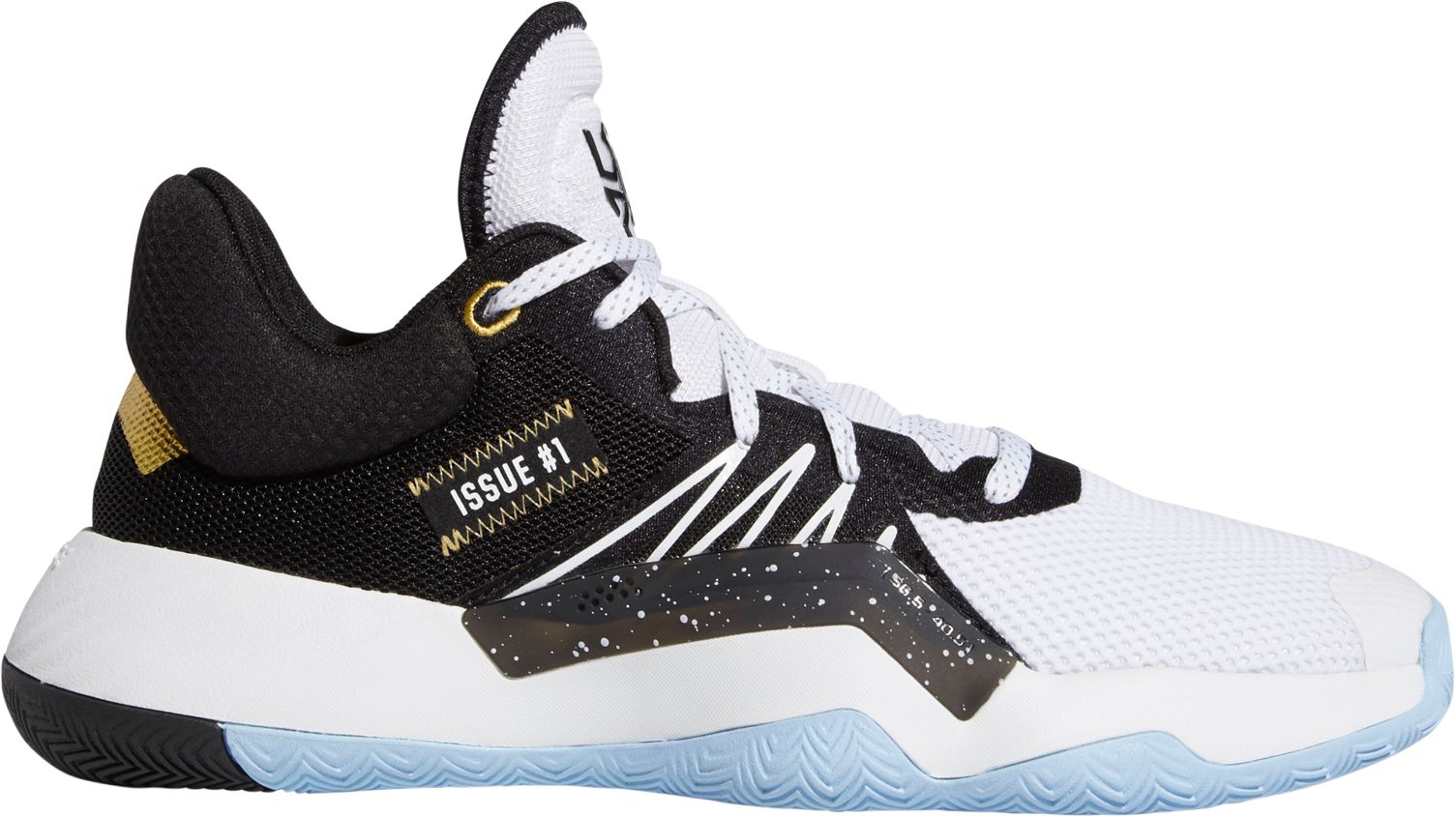 adidas black and gold basketball shoes