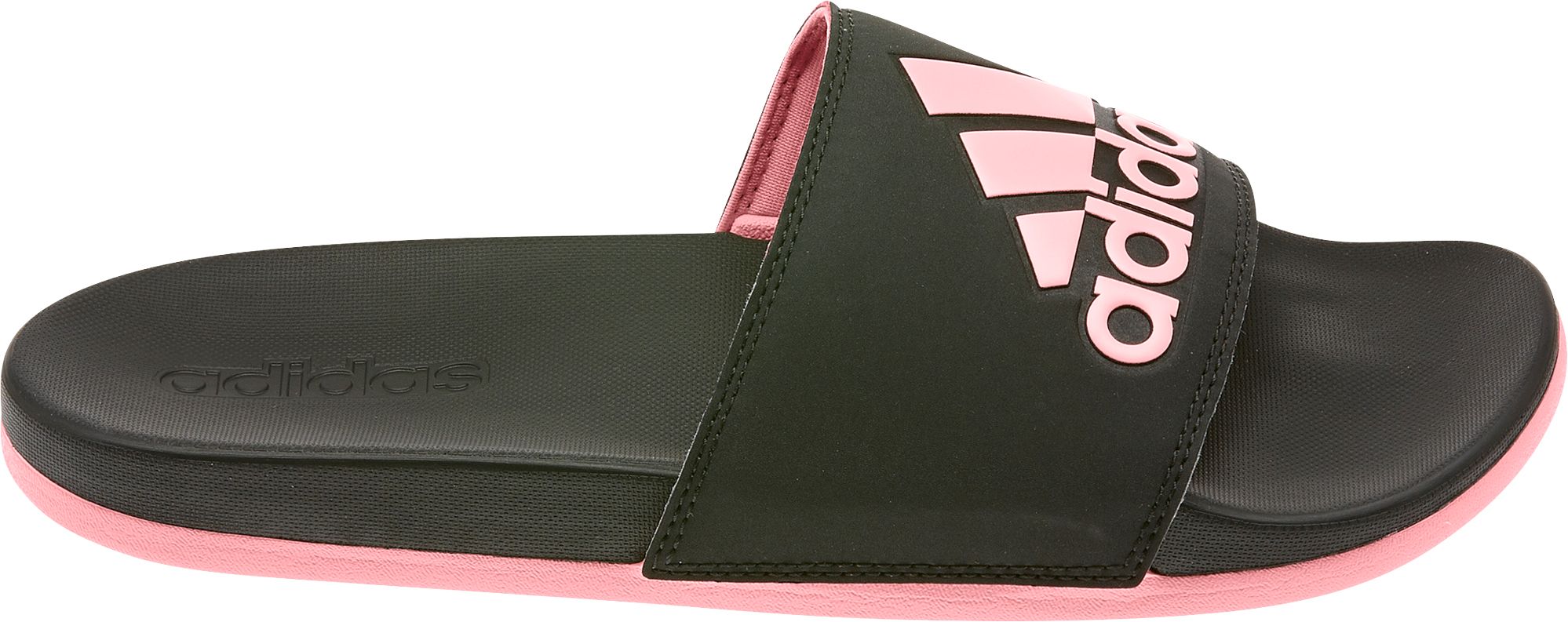 womens black adidas slides