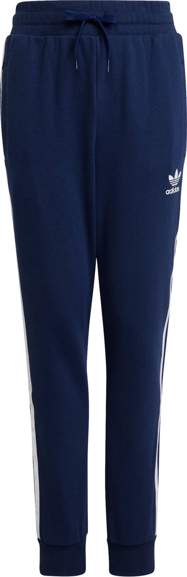 adidas Originals 3 Stripe Sweat Pants in Blue