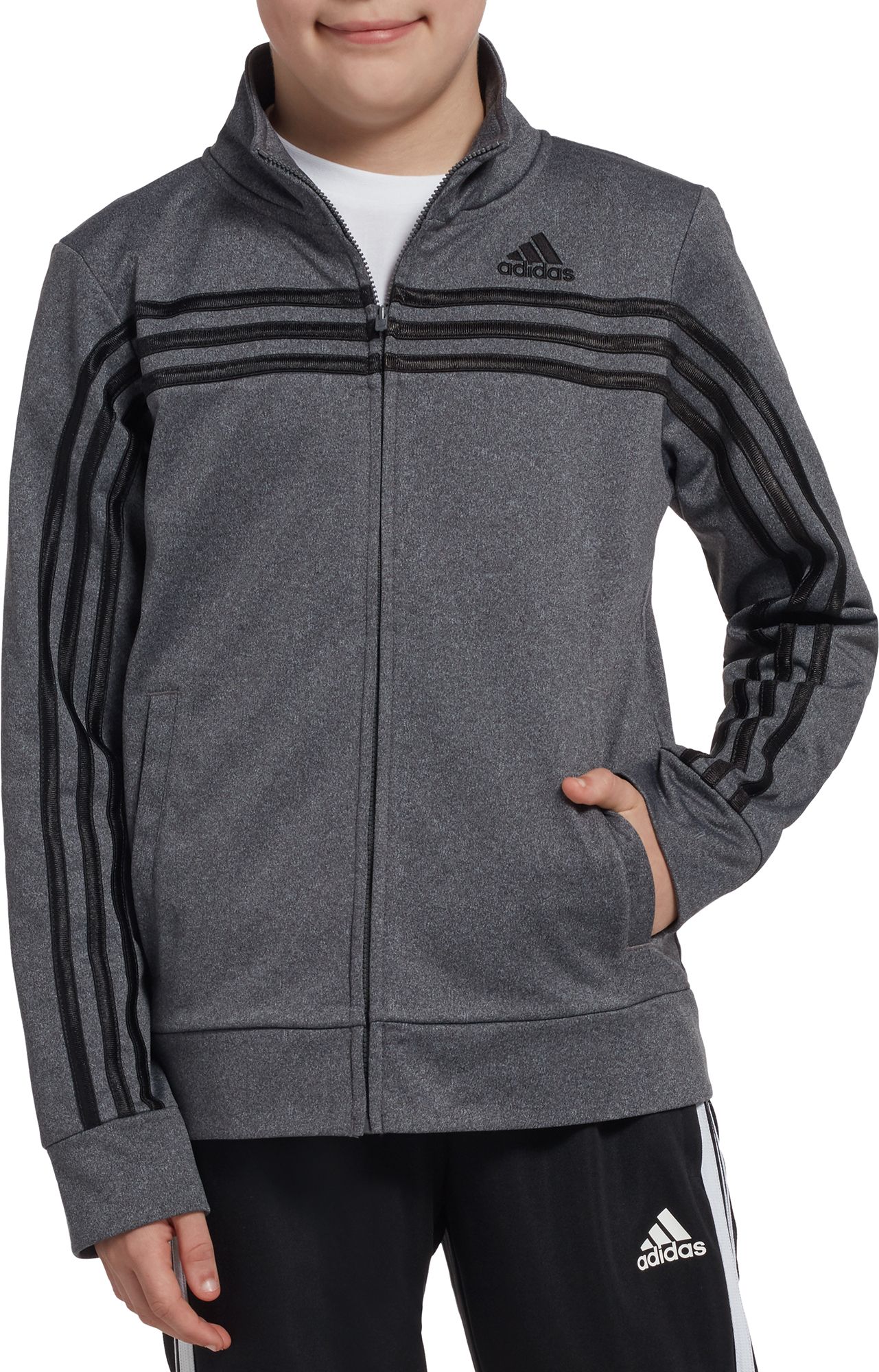 adidas boys tricot jacket