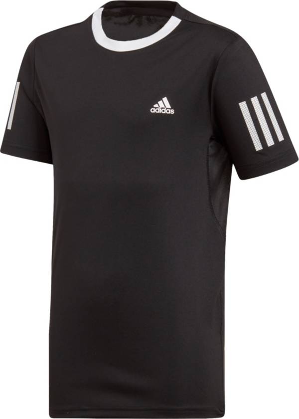 adidas Boys' Club 3-Stripes Tennis Tee