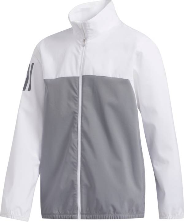 adidas Boys' Provisional Full Zip Golf Rain Jacket