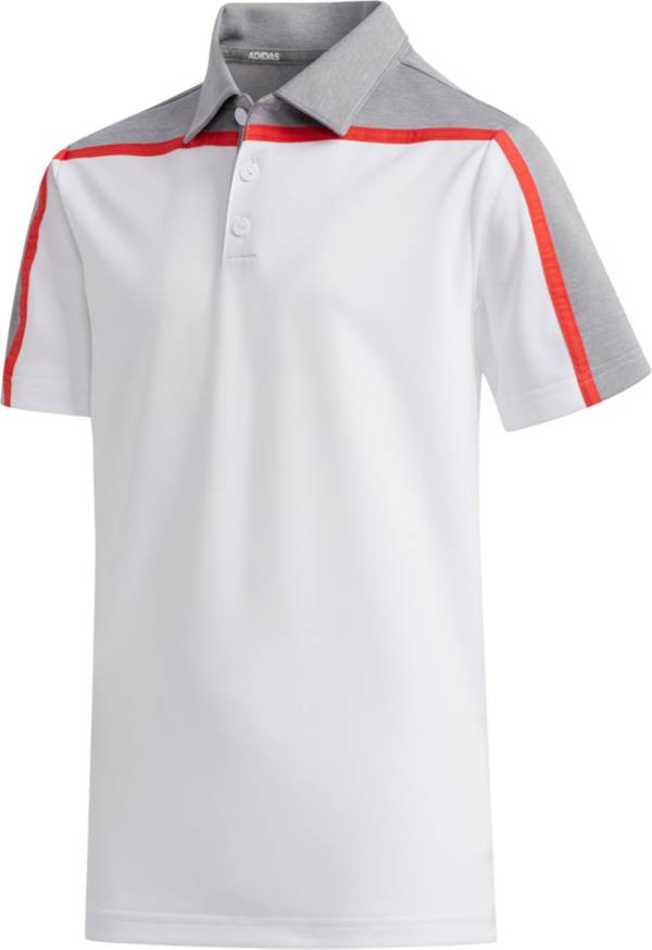 adidas Boys' Colorblock Golf Polo