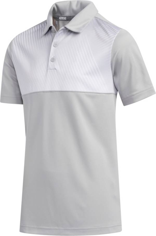 adidas Boys' Gradient Stripe Golf Polo