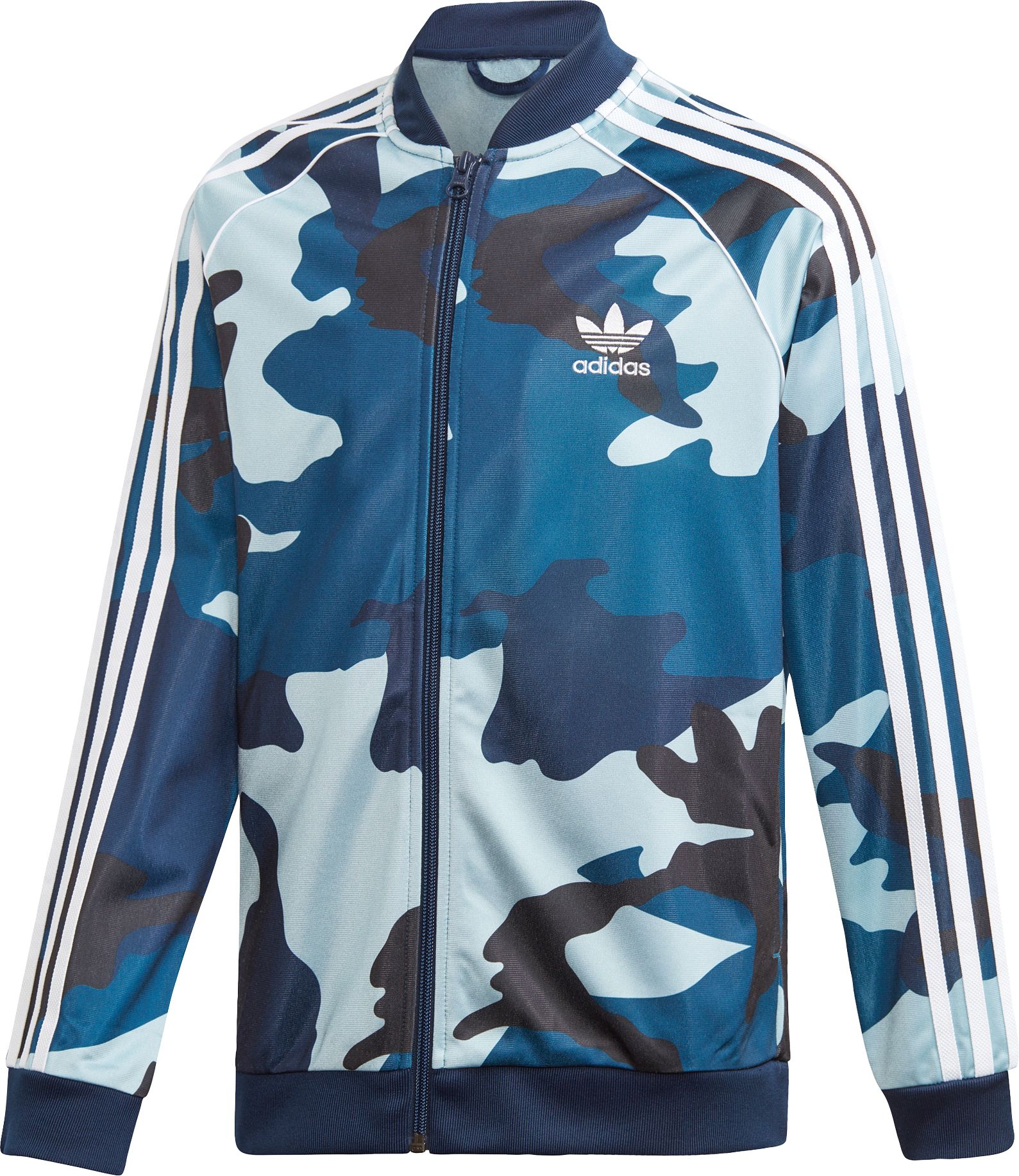 blue adidas superstar jacket