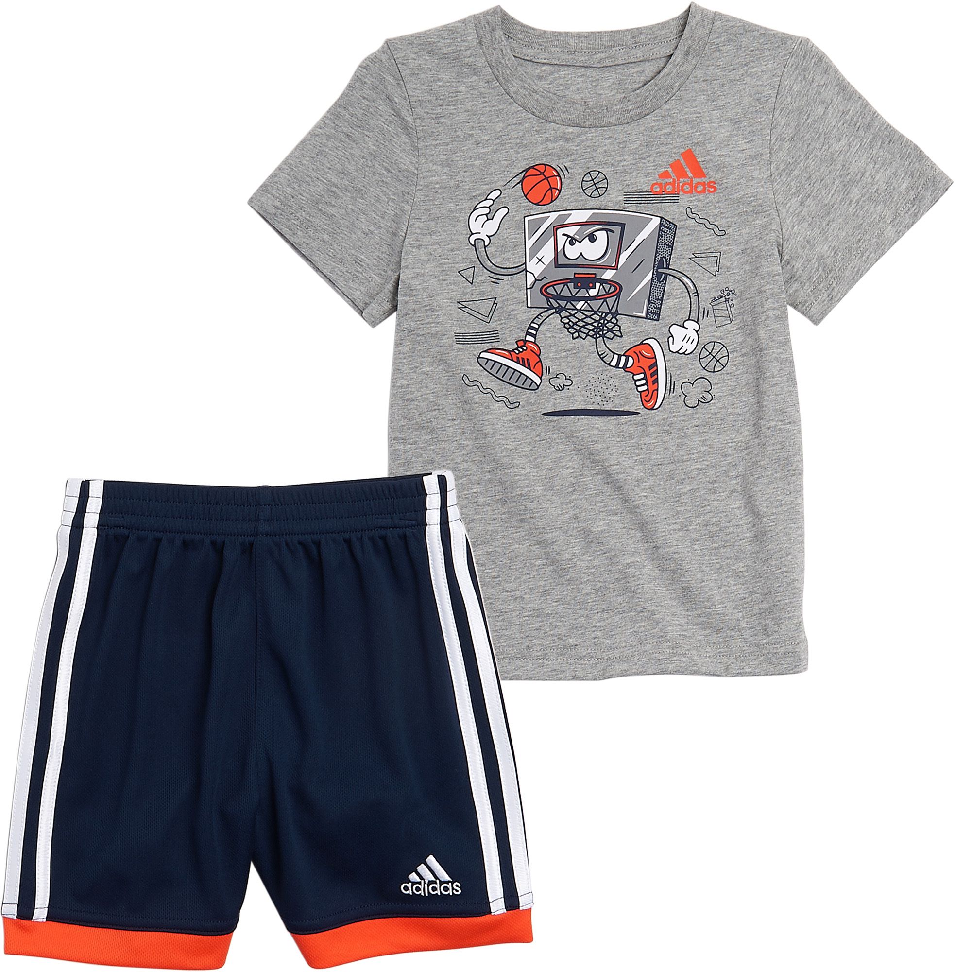 adidas shorts and tshirt