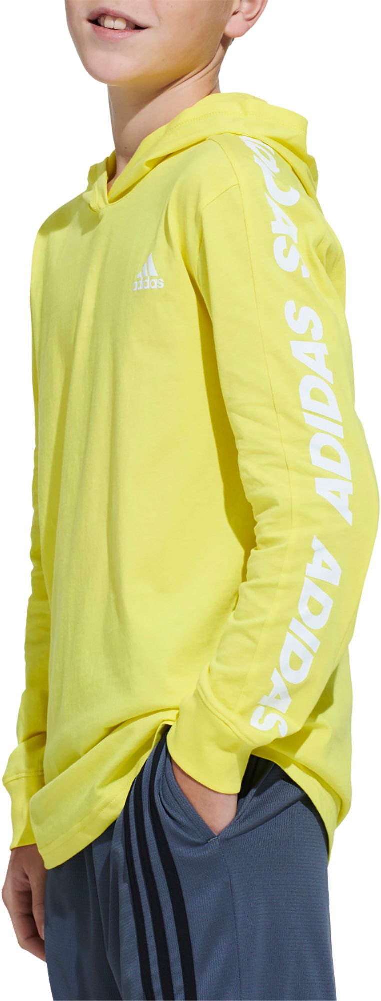 adidas hooded shirt