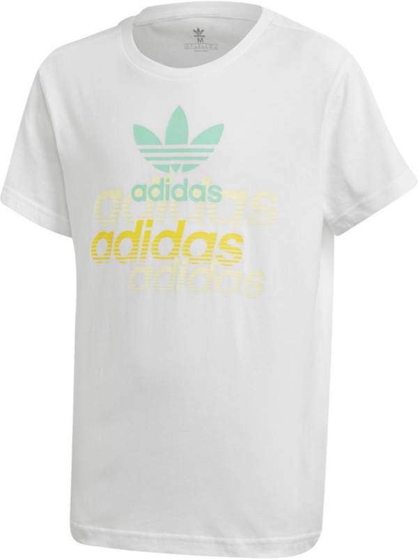 adidas Originals Boys' Color Pop Logo Graphic T-Shirt