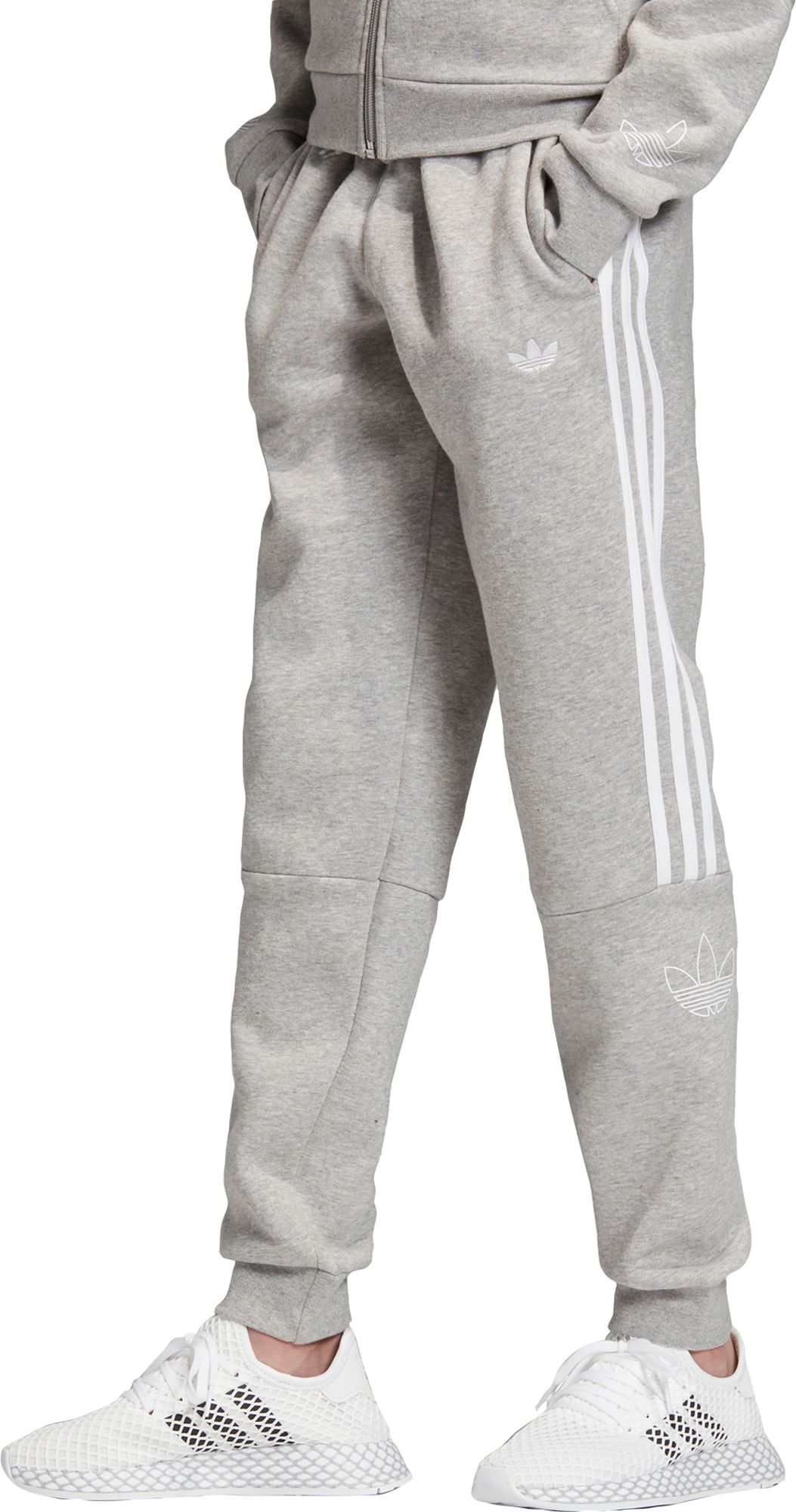 adidas grey heather joggers