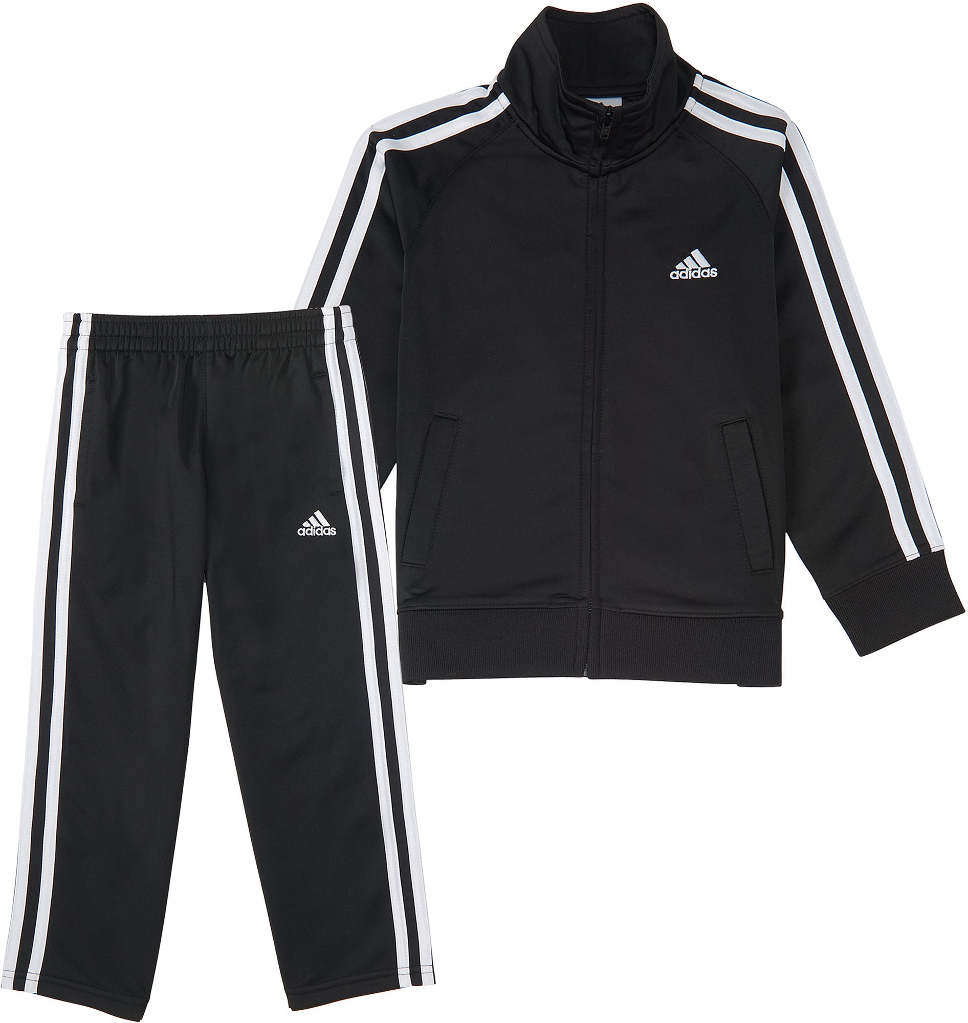 adidas black and white jacket and pants