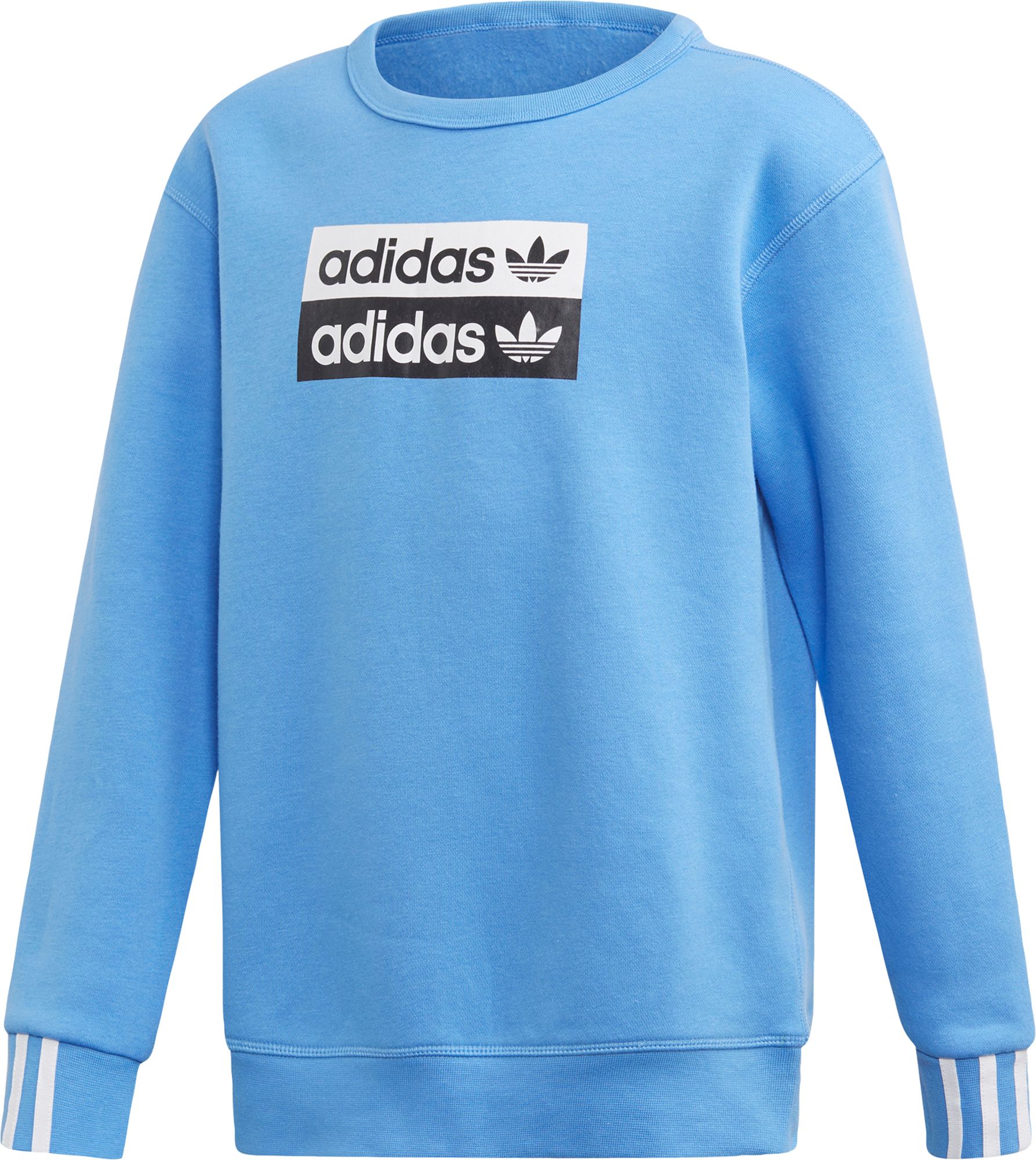 adidas crew neck blue