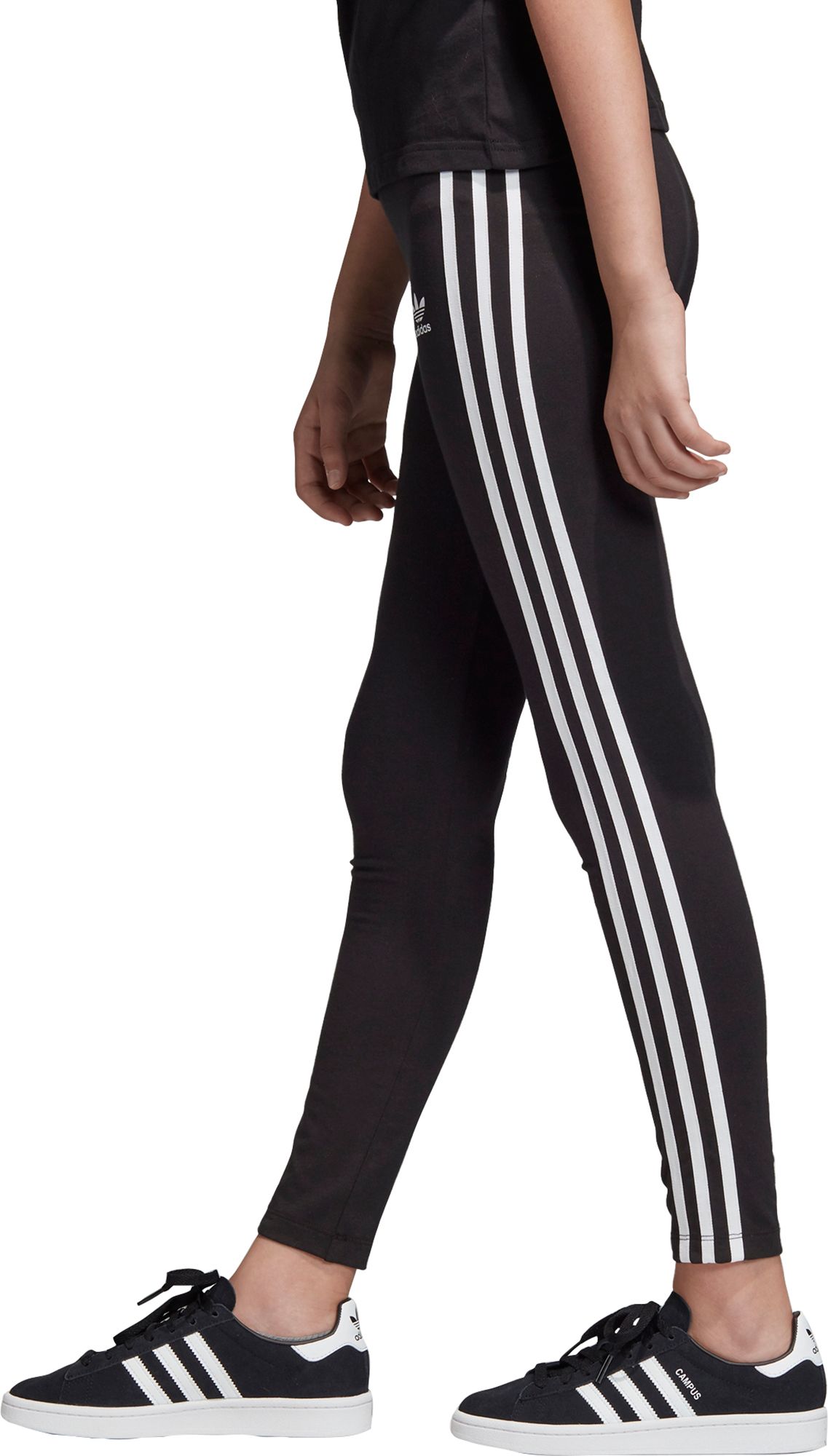 adidas Originals Girls' 3-Stripe 
