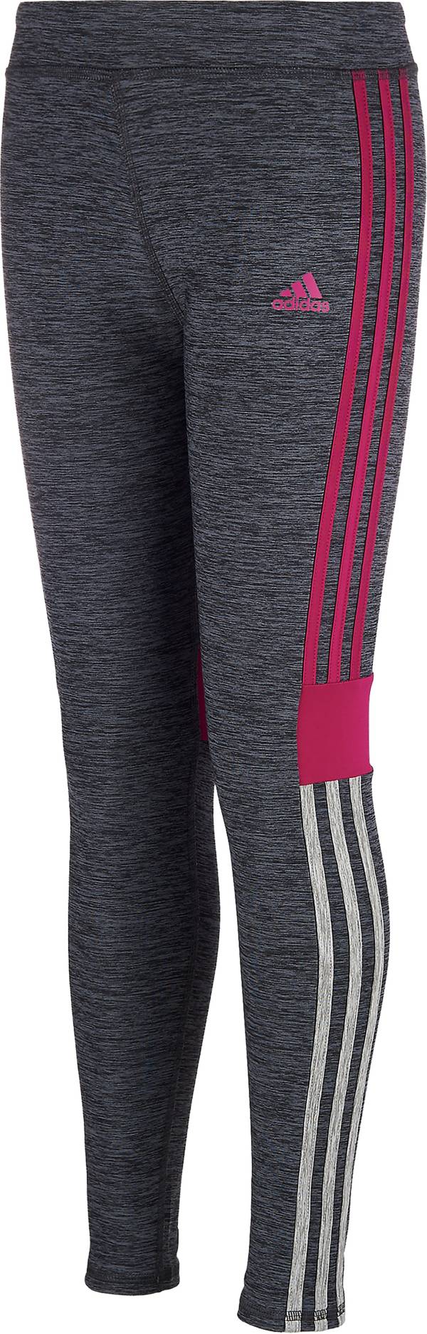 adidas Little Girls' climalite Melange Tights