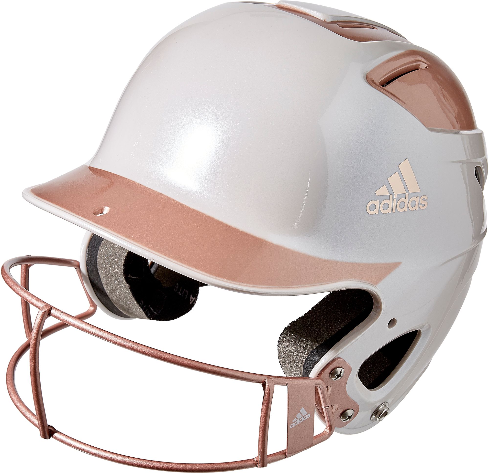 adidas osfm matte triple stripe batting helmet