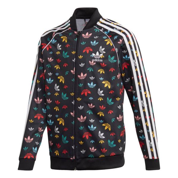 Adidas Originals Girl S Printed Trefoil Tracksuit Jacket Dick S Sporting Goods