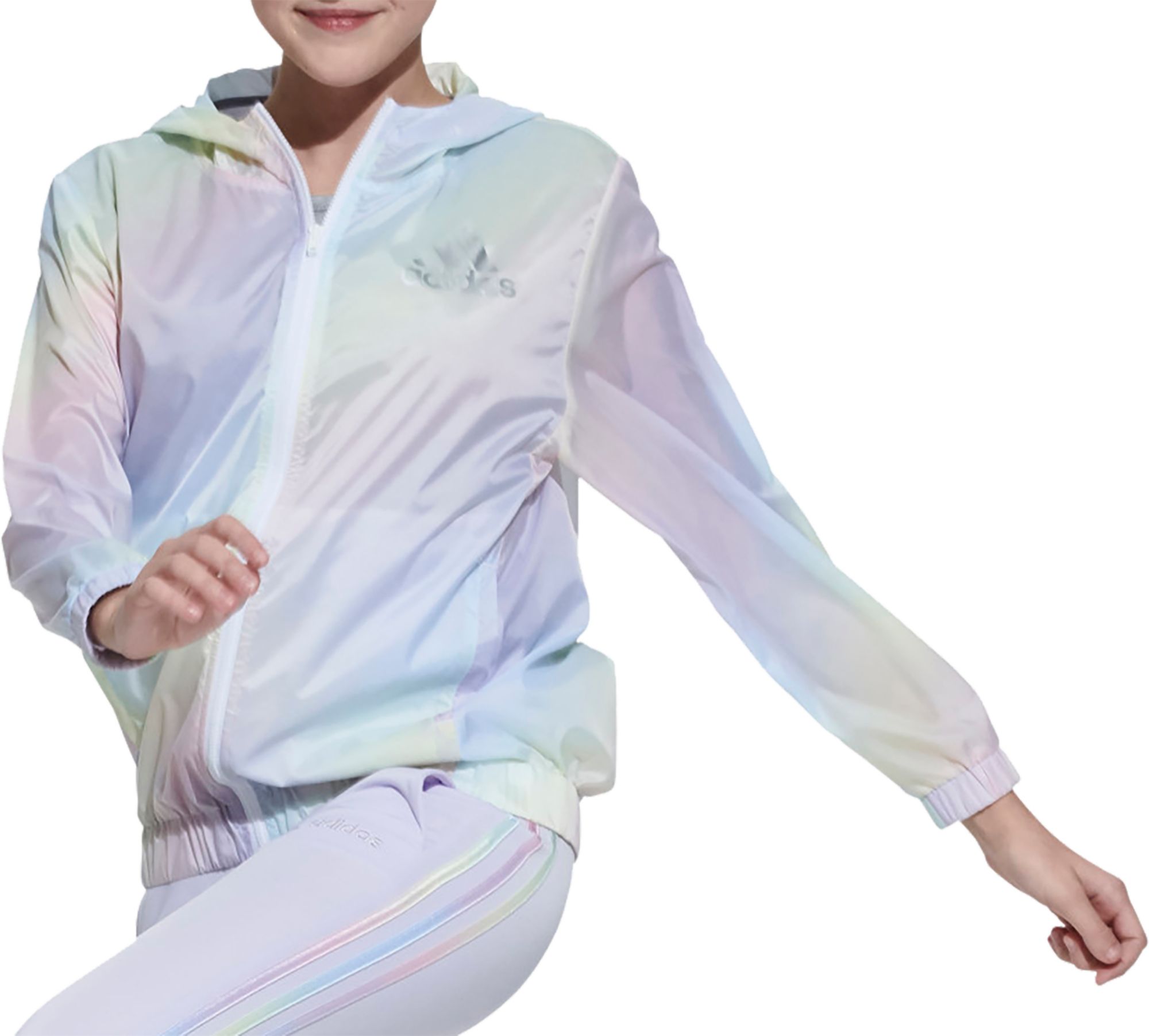 iridescent adidas shirt