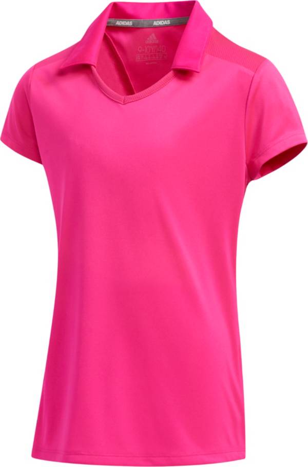 adidas Girls' Solid Golf Polo