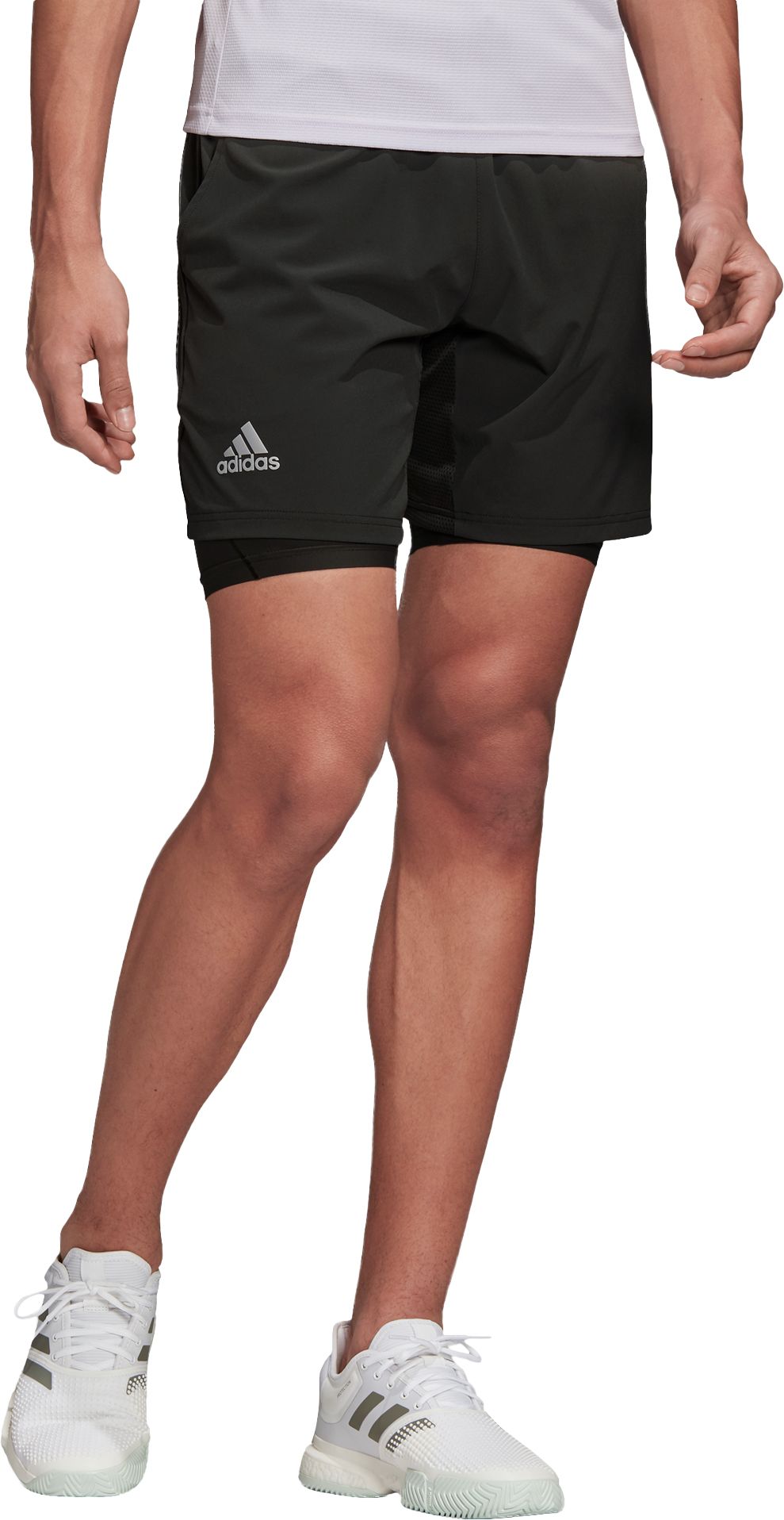 adidas 2 in 1 shorts mens