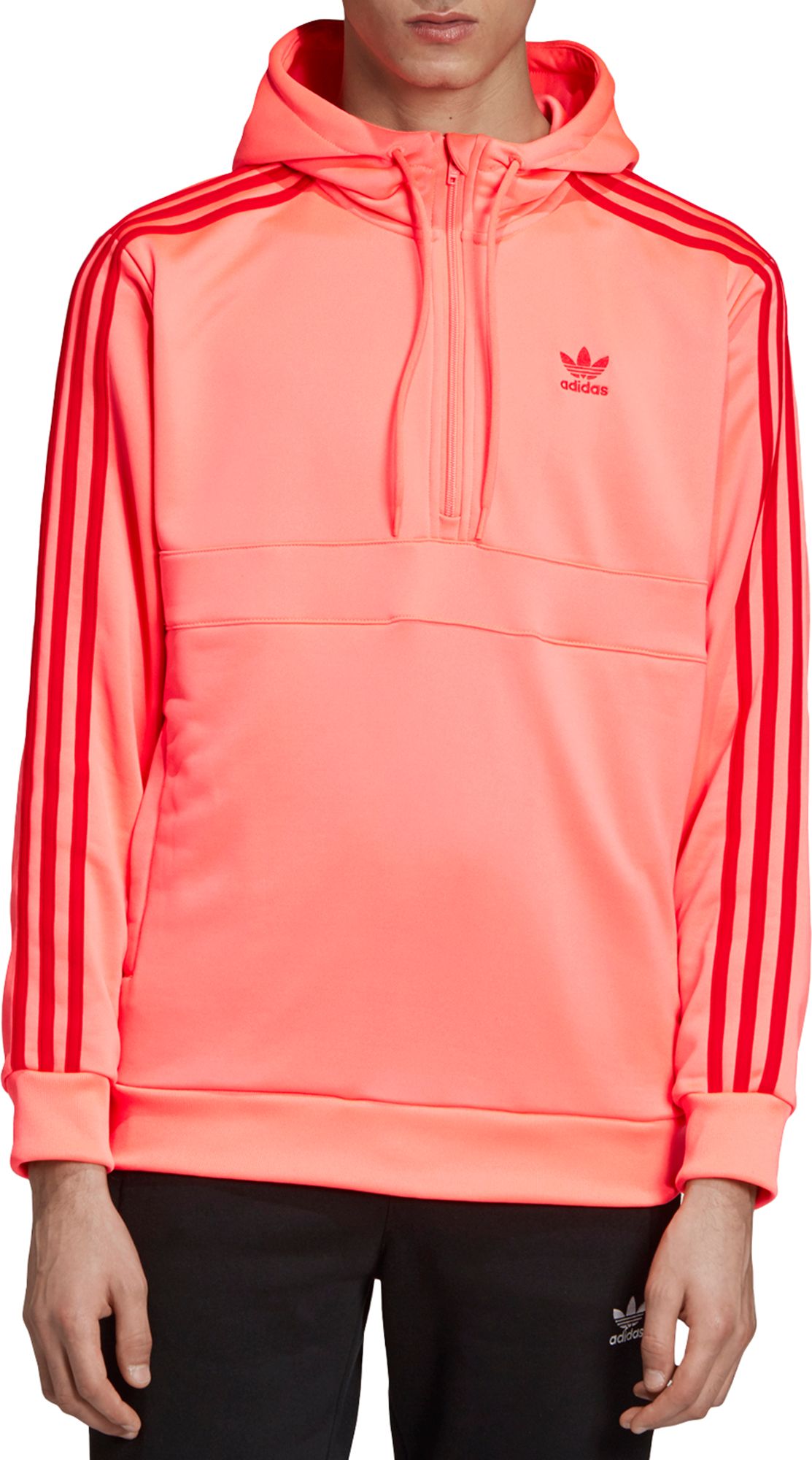 half zip hoodie adidas