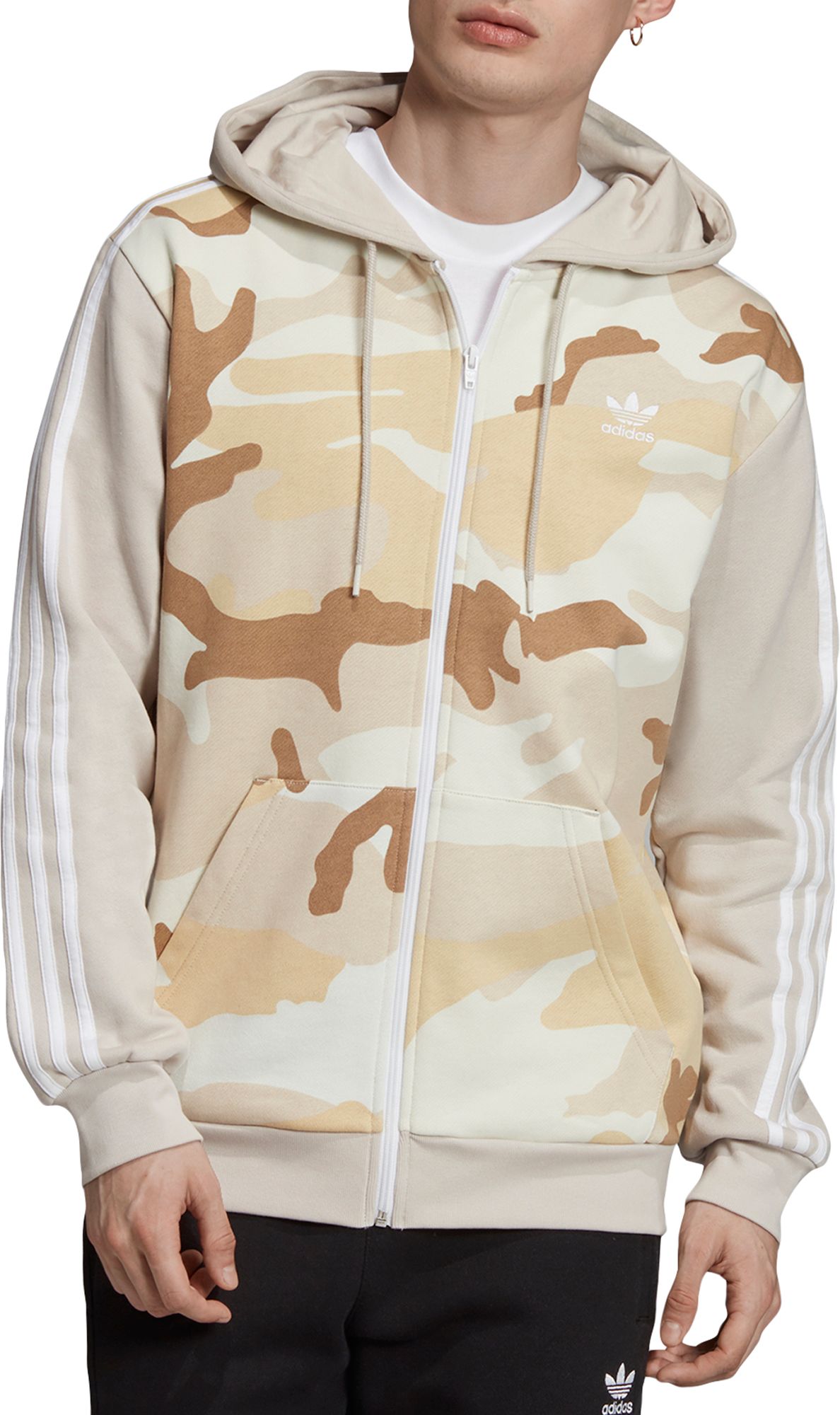 adidas originals super fleece full zip hoodie