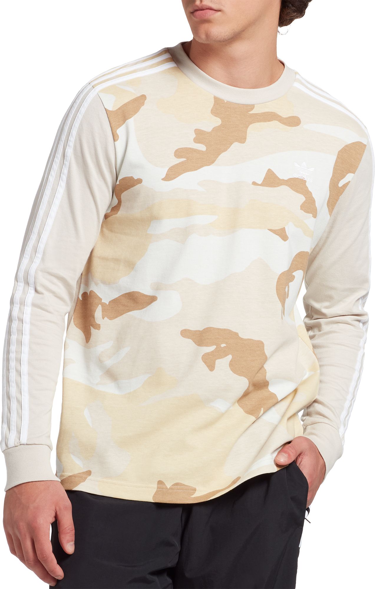 adidas camo long sleeve t shirt